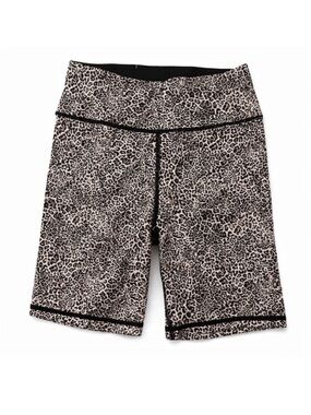 Victoria Sport Leopard Print High Rise Bike Shorts Women’s Small Athletic